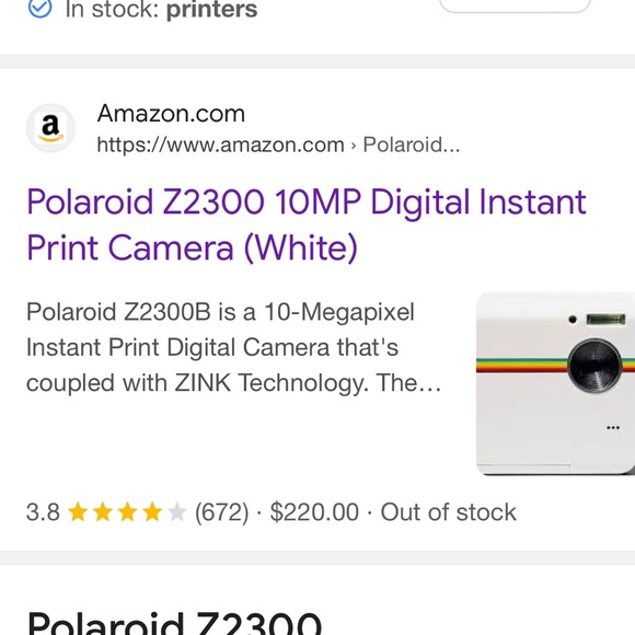 Polaroid Z2300 10MP Digital Instant Print Camera (Blue) - Picture 9 of 10